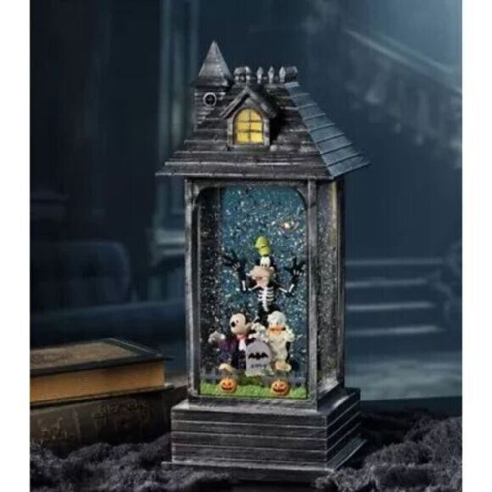 Disney‎ Halloween Swirling Glitter Lantern with Lights & Music New in Box!